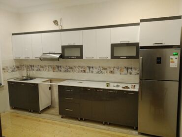 Sifarişlə mətbəx mebeli: Sifarişlə mətbəx dəsti, Özü çəkən petlələr, DSP, Kredit yoxdur, Ödənişli çatdırılma — 14