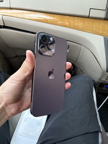 оперативная память golden memory: IPhone 14 Pro Max, Колдонулган, 128 ГБ, Blue Titanium, Куту, 87 %