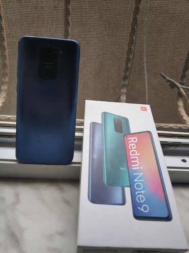 Redmi Note 9 Pro Max, 128 ГБ, цвет - Голубой, Отпечаток пальца, Две SIM карты