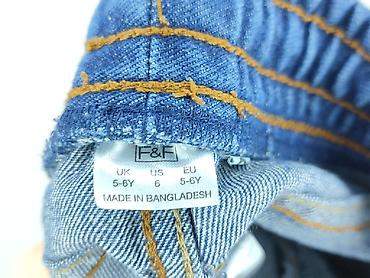 toggle coat: Spodnie jeansowe, F&F, 5-6 lat, 116, stan - Idealny — 4