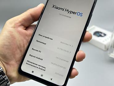 switch oled: Redmi, Redmi Note 14, Б/у, 256 ГБ, цвет - Черный, 2 SIM — 9