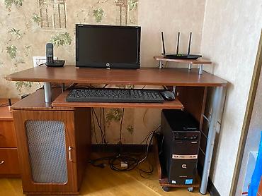 işlənmiş ofis stolu: Kompüter masası, İşlənmiş, MDF — 7