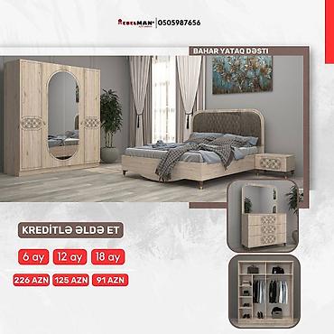 ay: Yeni yataq dəstləri KREDİTLƏ Yeni model ecazkar yataq dəstləri tək — 3