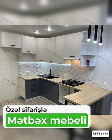 kunc dolablar: Özəl sifarişlə mətbəx mebeli - Layihələndirmə: Məkana uyğun ölçülərlə — 1