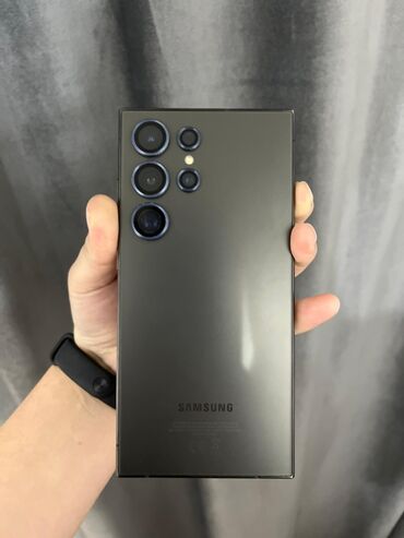 tab s9: Samsung Galaxy S24 Ultra, Б/у, 256 ГБ, цвет - Серый, 2 SIM