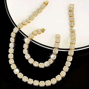 nakit za odecu: Set: Bracelet, Necklace, Material: Cubic zirconia