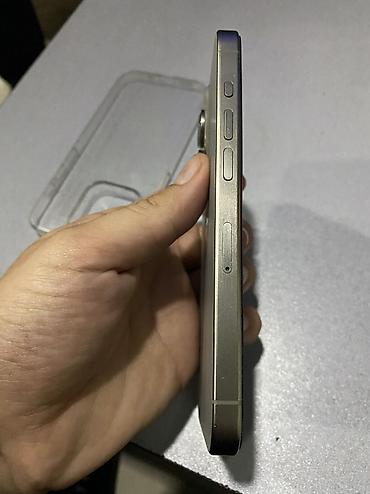 komputer core i5: IPhone 15 Pro, 128 GB, Natural Titanium, Simsiz şarj, Face ID — 6