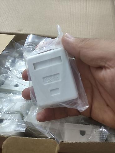 cat6: Сетевая розеточная коробка для витой пары Cat6 (накладной модуль). - — 2