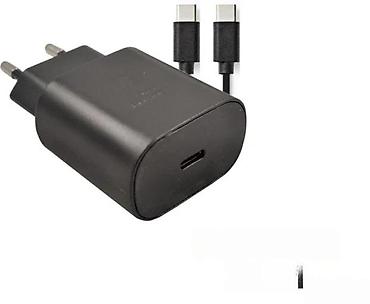 Kablovi za telefone: Putni adapter za brzo punjenje 25W + USB-C na USB-C kabl - Snaga — 1