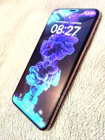 Mobil telefonlar: IPhone Xs Max, 256 GB, Qızılı, Zəmanət, Barmaq izi, Face ID