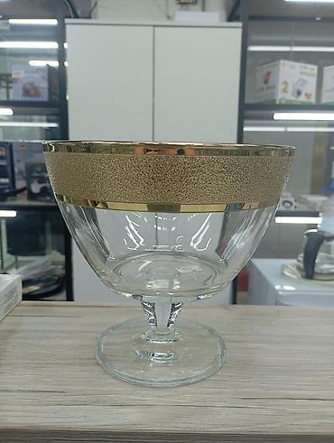 вазы фруктовницы: Ваза для фруктов PROMSIZ (Decorated Glass) - Материал: прозрачное — 5