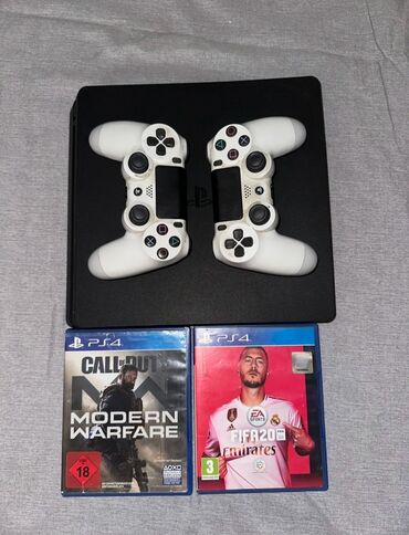 dualsense бишкек: Продаётся Sony Playstation Slim 4 В комплекте идёт два джойстика и две