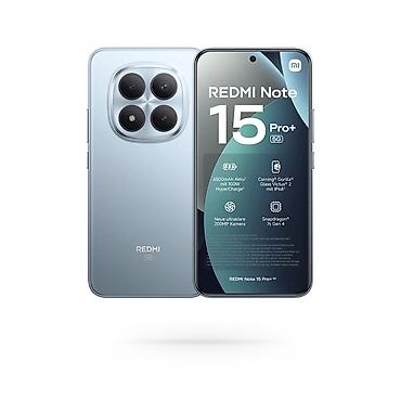 note 2: Redmi, Redmi Note 15 Pro Plus, Новый, 512 ГБ, цвет - Голубой, 2 SIM — 1
