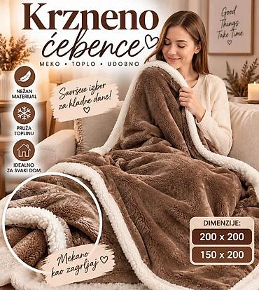 Ostali proizvodi za kuću: Ušuškajte se u mekoću i toplinu! ✨ Krzneno ćebence od izuzetno mekanog na lalafo.rs — 2 Ostali proizvodi za kuću: Ušuškajte se u mekoću i toplinu! ✨ Krzneno ćebence od izuzetno mekanog — 2