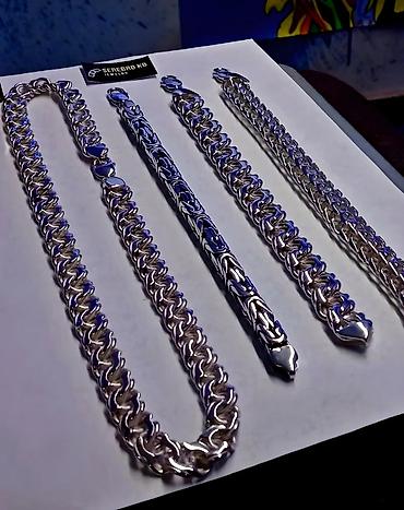 Серебряные цепочки: Серебряные цепи и браслеты Высшая проба изделий Серебро 940-960 проба — 4