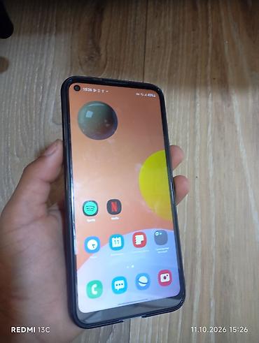 Смартфон Samsung Galaxy A11 (синий) с чехлом - Экран 6.4" Infinity-O