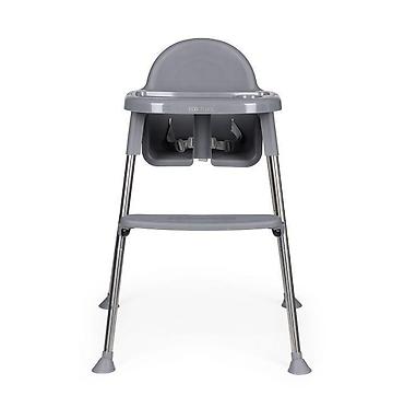 10 cm: EcoToys Hranilica za decu 2u1 sa postoljem i pojasima – siva (HC-135 — 2