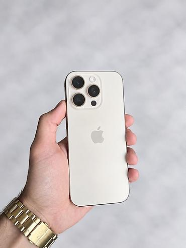 ayfon 16 e: IPhone 16 Pro, 128 GB, Desert Titanium, Face ID — 2