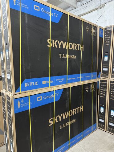 Телевизоры: Телевизор skyworth 86Q75G Mini LED с матовым экраном телевизоры