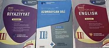 Testlər: Dövlət İmtahan Mərkəzinin test topluları – Riyaziyyat, Azərbaycan dili — 1