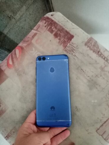 телефон huawei 8: Huawei P Smart, Б/у, 32 ГБ, цвет - Голубой, 2 SIM