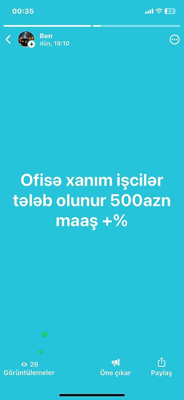 satıcı iş: Çağrı mərkəzi operatoru tələb olunur — 1