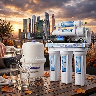 Фильтры для питьевой воды: Система очистки воды «Reverse Osmosis System» для дома Комплект под — 8