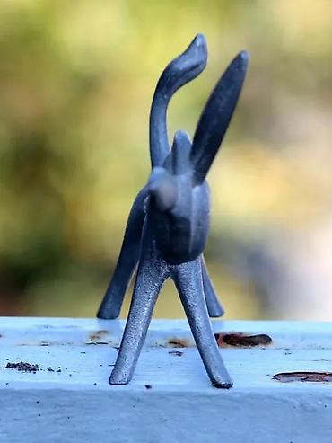 Figure: Vintage Walter Bosse Metalna figura Mid Century Modern. Mid-Century — 3