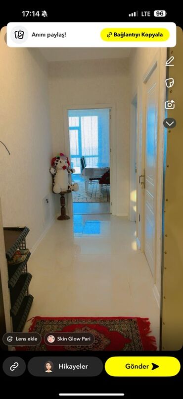 Uzunmüddətli kirayə mənzillər: Sumqayit bulvarda 2 otaq temirli esyali 60 kv ev sahibi terefinden — 1