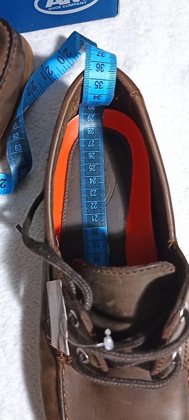 imac obuca: Muške kožne mokasine/boat cipele – AM Shoe Company 45. Akcija super — 9