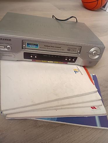 video kaset: Samsung VHS videomaqnitofon – model SV-160G/S (üzərində “Intelligent — 2