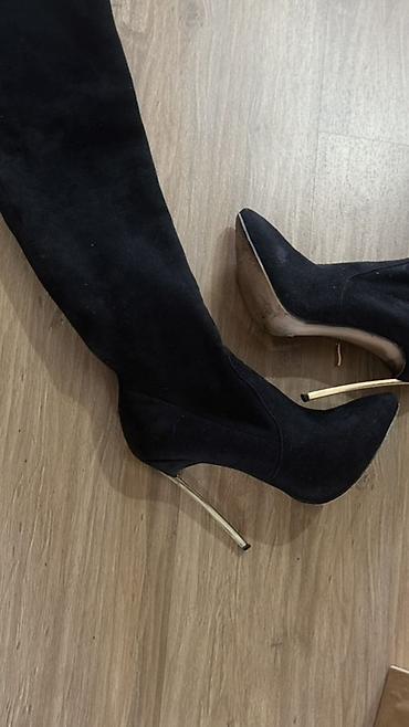 ботфорты: Туфли, 37, Christian Louboutin, Б/у, цвет - Красный — 5