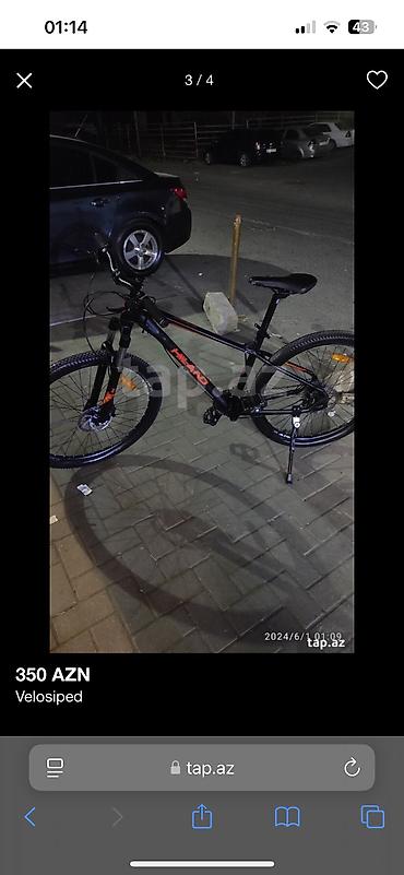 rambo velosipedi: Yeni Şəhər velosipedi 28", sürətlərin sayı: 32, Ünvandan götürmə — 2