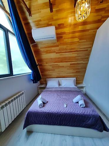 Günlük kirayə evlər: Qəbələ dağ mənzərəli A-frame villası – xüsusi həyətyanı sahə və şəxsi — 12