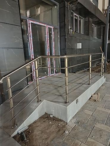 Готовые перила: Готовые перила, Материал: Нержавеющая сталь, Для лестницы, Новый — 8