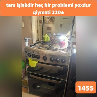 купить бу пластиковые окна: Qaz sobası və bişirmə plitəsi - 4 gözlü qaz plitəsi, mexaniki