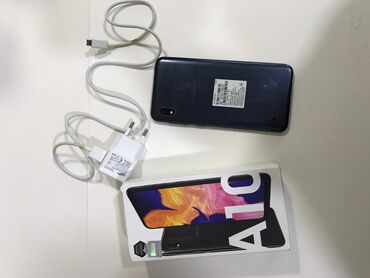samsung telefon zengleri: Samsung A10, 32 GB, rəng - Qara, Sensor