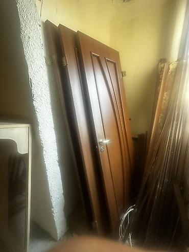 Taxta interyer qapıları dəsti - Material: ağac əsaslı (mDF/laminat