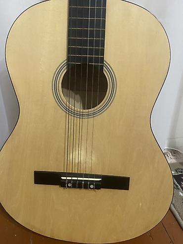 electro gitar: Klassik akustik gitara – MRJ brendi - Korpus: təbii ağac rəngli — 3
