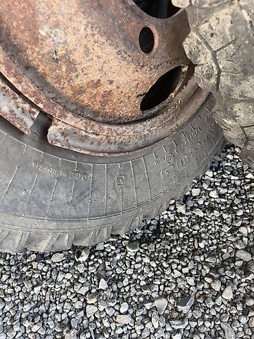 topdan teker satisi r14: Yük avtomobili üçün təkər və disk komplekti - Ölçü: 8.25 R20 (təkər — 3