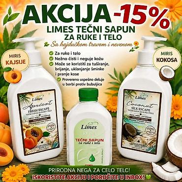 Limes tečni sapun za ruke i telo – sa hajdučkom travom i nevenom - — 1
