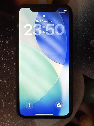 Apple iPhone: IPhone 11, Б/у, 128 ГБ, Черный, Зарядное устройство, Защитное стекло, Чехол, 83 % — 1