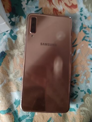 samsung galaxy a8 2018: Samsung Galaxy A7 2018, rəng - Qəhvəyi, İki sim kartlı