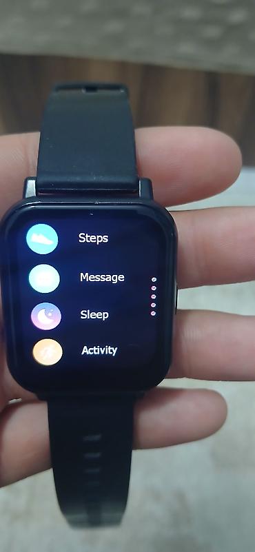 Smart saatlar: Smart saat, Smart, Sensor ekran, rəng - Qara — 6