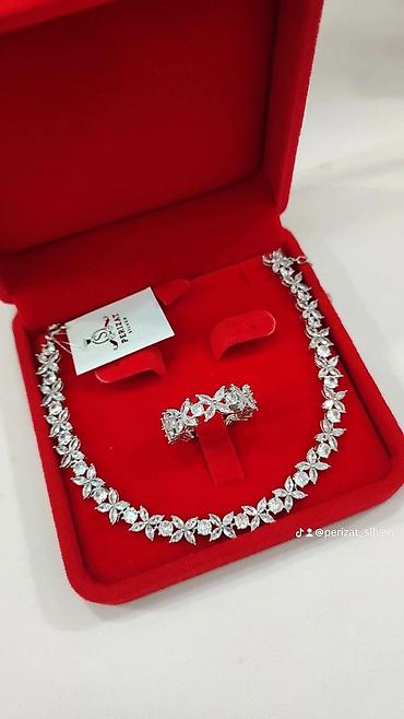 Серебряные наборы украшений: Серебряный браслет+ кольцо Серебро 925 пробы Дизайн Италия Для — 13