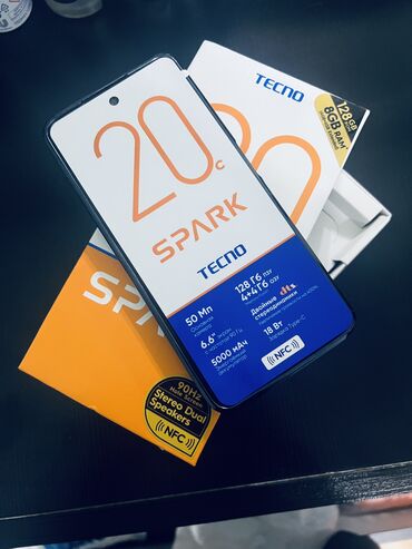 телефон fly iq454 evo mobil 1: Tecno Spark 20C, 128 ГБ, цвет - Черный