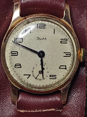 спортивный часы: Часы ЗИМ. СССР. Позолота.
С кожаным ремешком
Рабочие