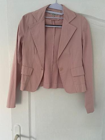 pull and bear mantili: Ženski sako “Fashion with Passion” – veličina M - Boja: puder roze - — 1