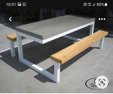 Masalar: Qonaq masası, Açılmayan, Taxta, Dördbucaq masa — 8