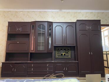 Гарнитуры для зала: Гарнитур для зала, Б/у, Журнальный стол, Стул, Шкаф, Дерево, Самовывоз, Платная доставка — 9